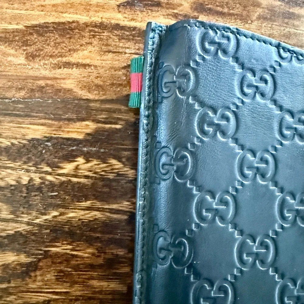 Authentic Gucci Black Embossed Tablet Sleeve - (NWT)